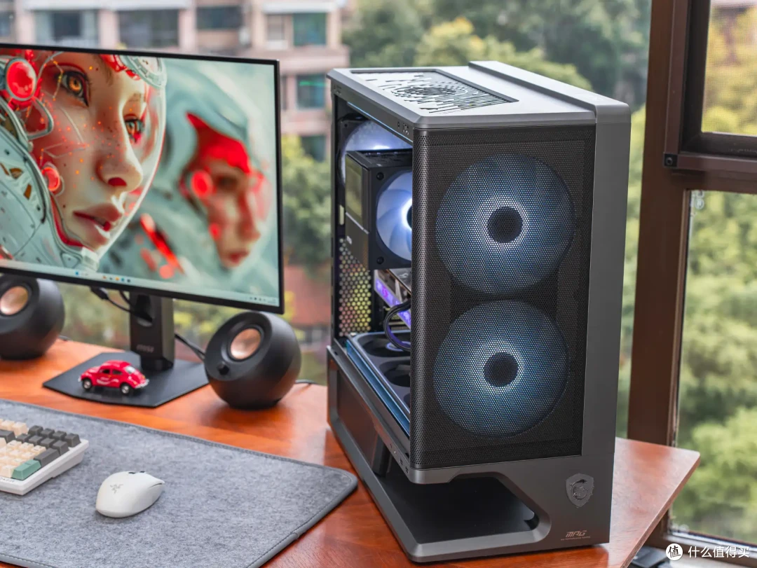 悬浮留白,风道自成:微星MPG VIXTA 300R AIRFLOW PZ 装机分享