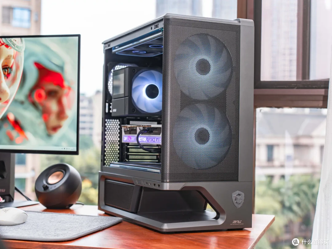 悬浮留白,风道自成:微星MPG VIXTA 300R AIRFLOW PZ 装机分享