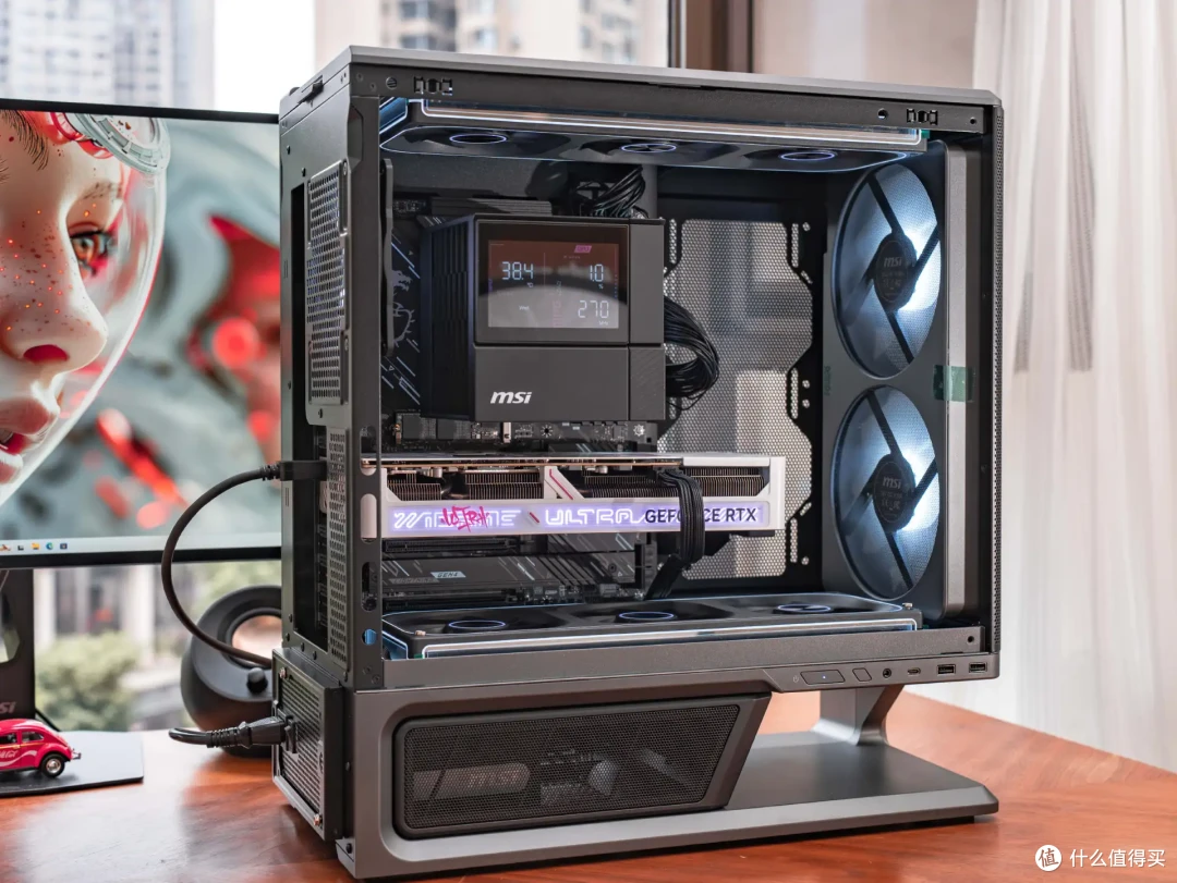 悬浮留白,风道自成:微星MPG VIXTA 300R AIRFLOW PZ 装机分享