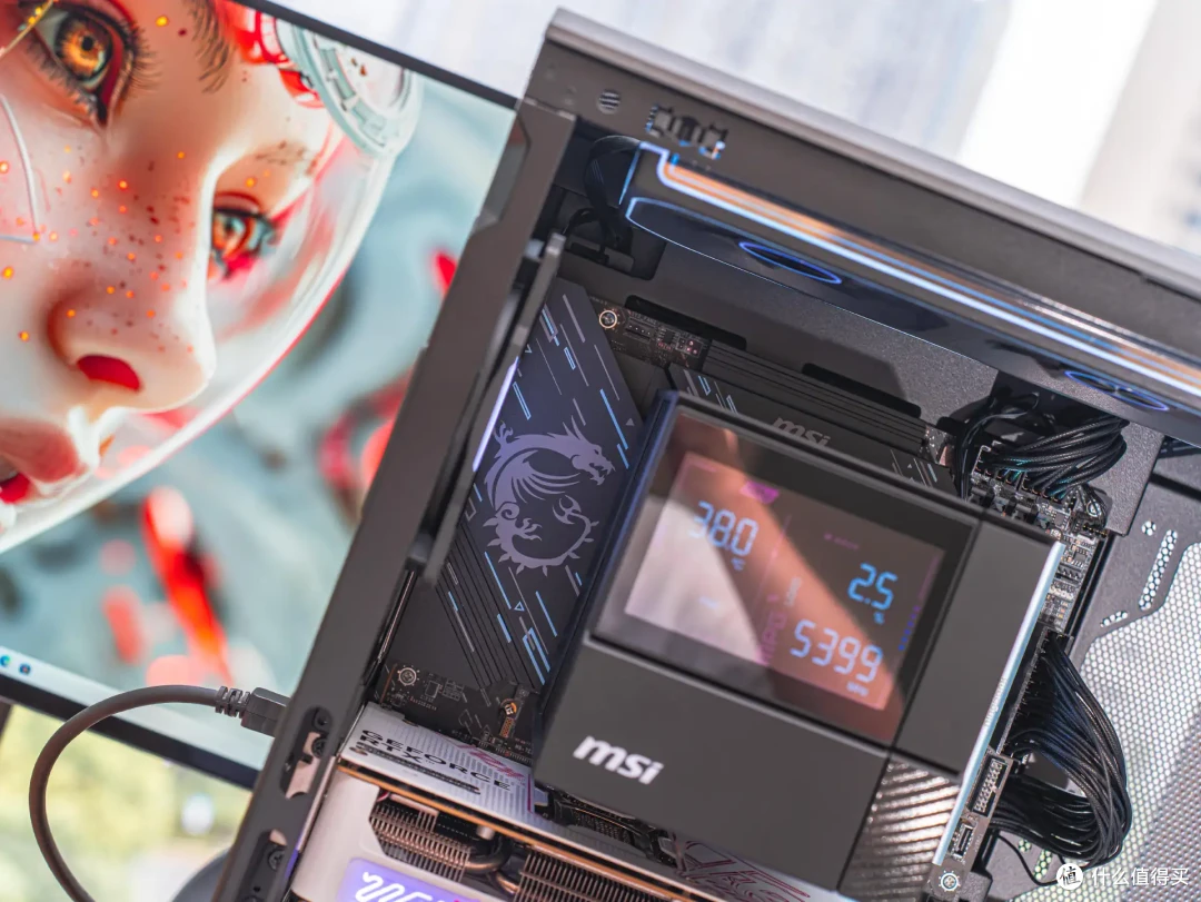悬浮留白,风道自成:微星MPG VIXTA 300R AIRFLOW PZ 装机分享