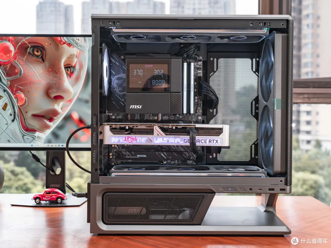 悬浮留白,风道自成:微星MPG VIXTA 300R AIRFLOW PZ 装机分享