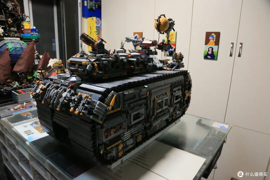 从零手搓16.7kg巨型履带式载具《碾》,蒸汽朋克×末世废土混搭MOC