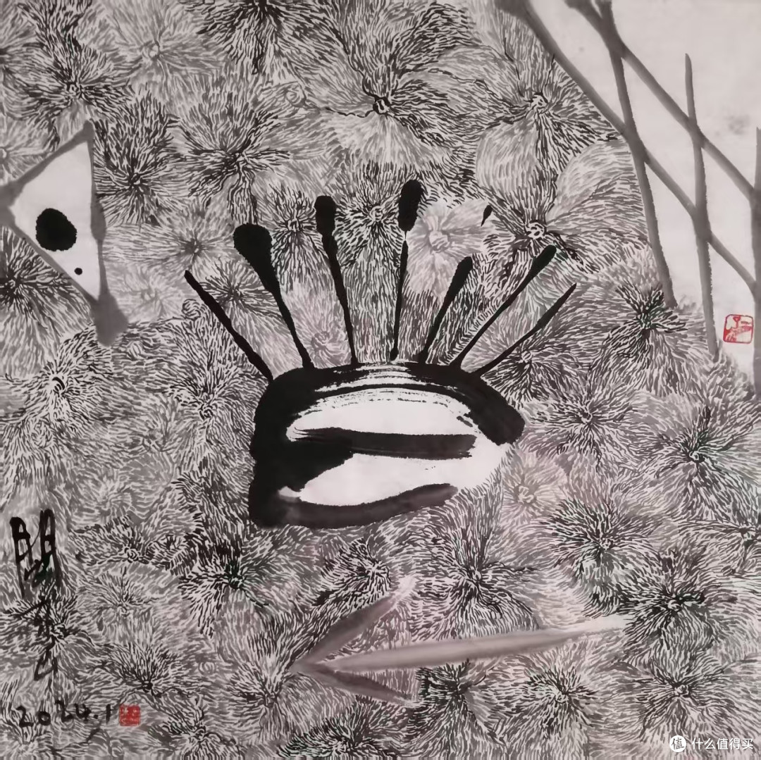 抽象艺术家——闽东山作品欣赏