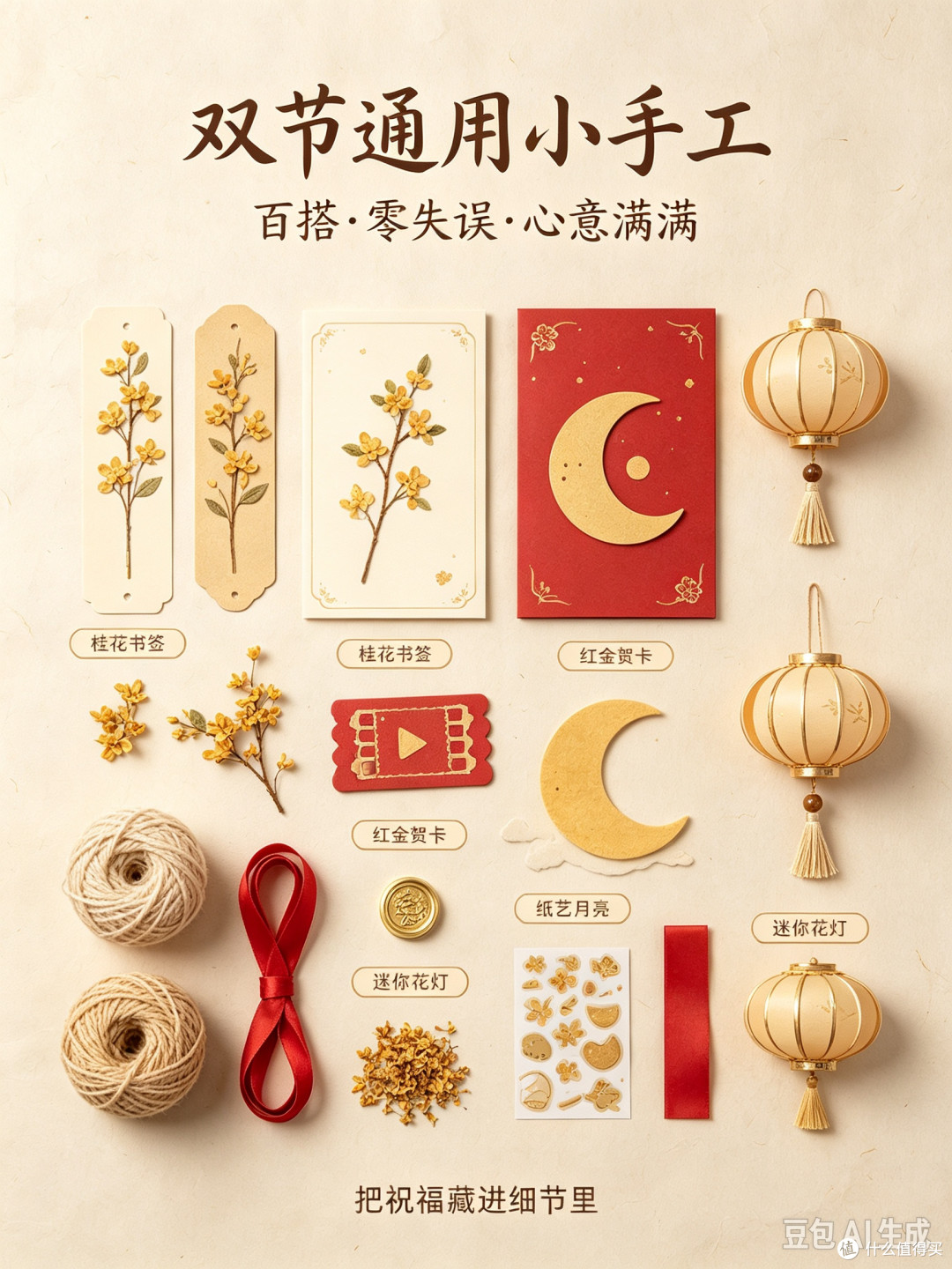 中秋国庆DIY手工礼物清单