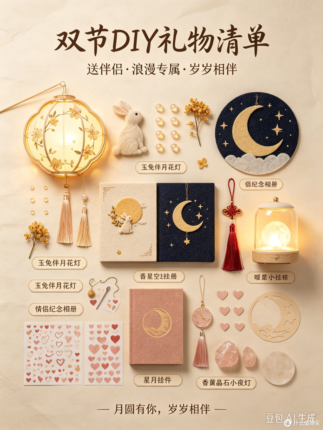 中秋国庆DIY手工礼物清单