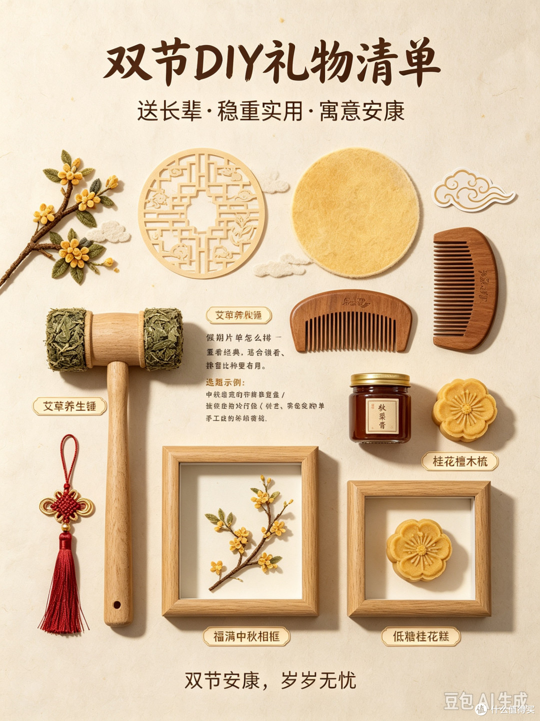 中秋国庆DIY手工礼物清单