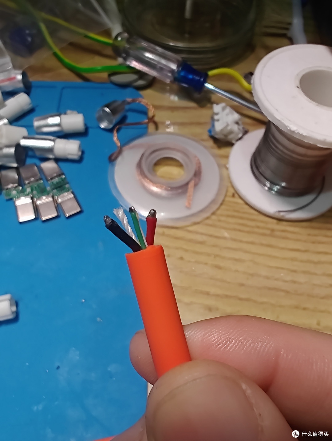 DIY的240W充电数据线成功了