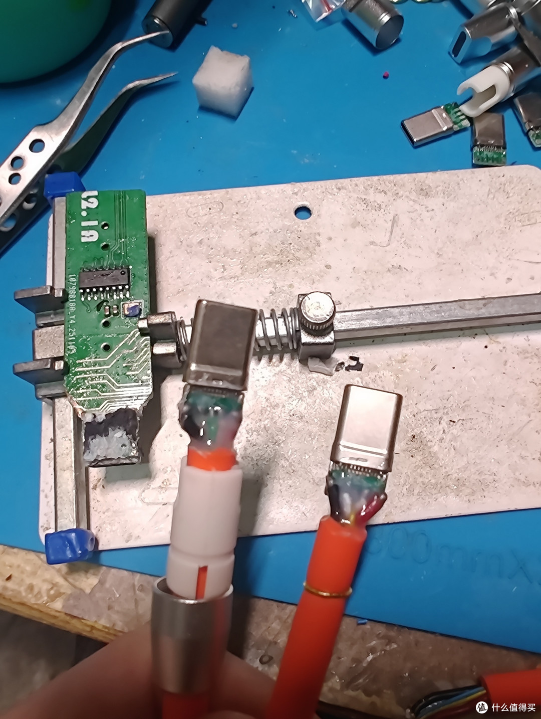 DIY的240W充电数据线成功了