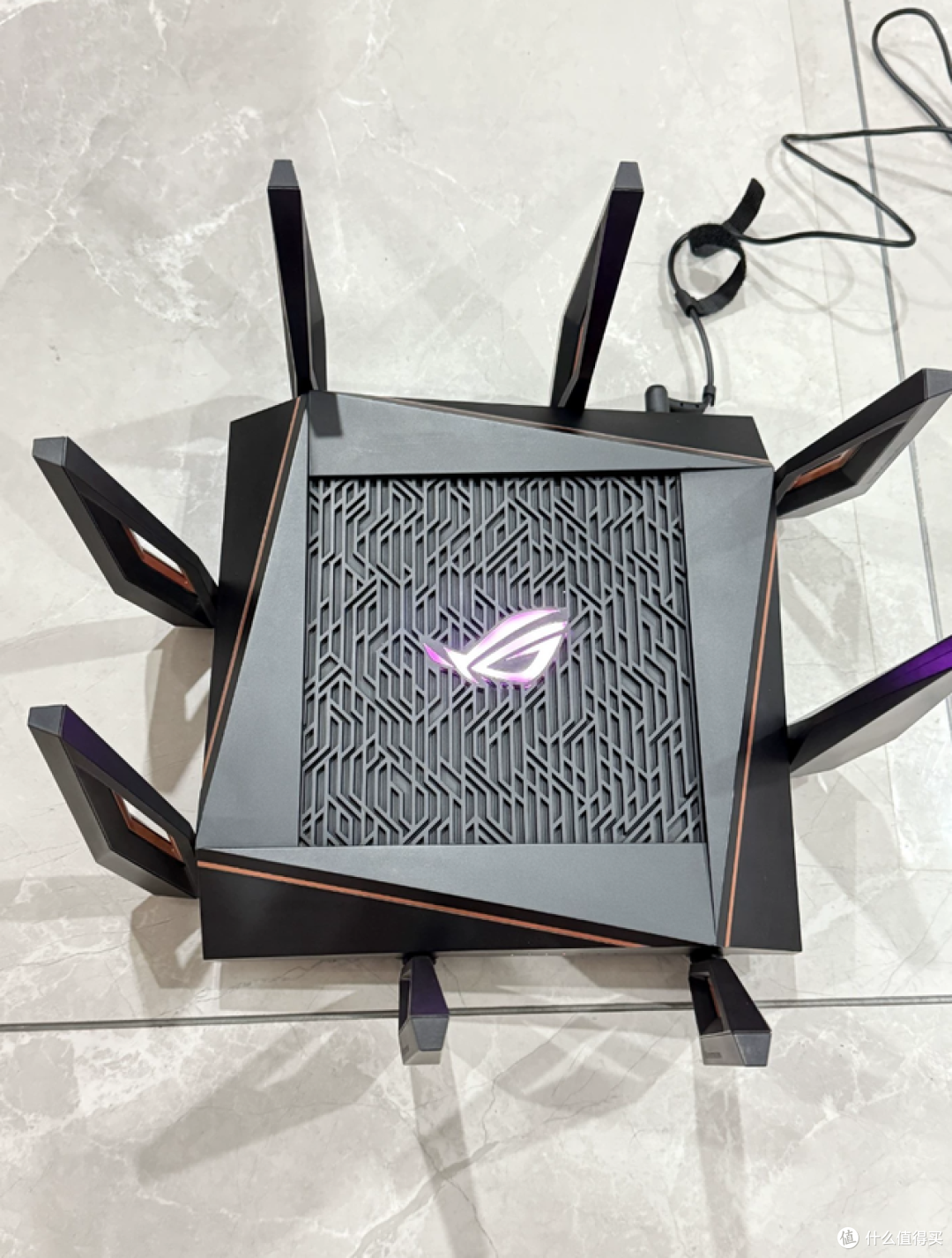 二手鱼塘惊现电竞级华硕ROG路由器！三频万兆+2.5G口仅600元？