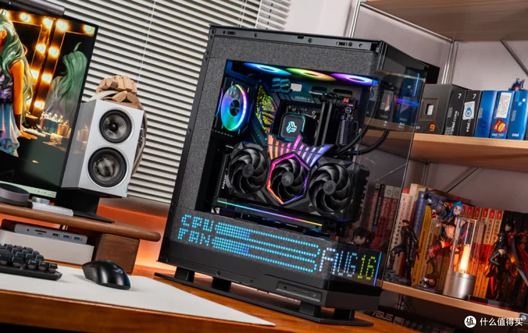 追风者视界之窗像素版+华硕STRIX X870E-E NEO+影驰5080黑魂X装机