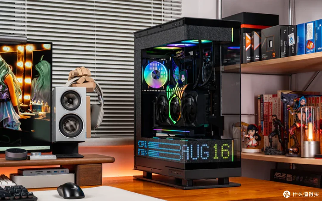 追风者视界之窗像素版+华硕STRIX X870E-E NEO+影驰5080黑魂X装机