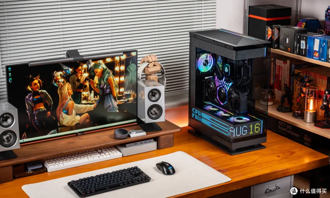 追风者视界之窗像素版+华硕STRIX X870E-E NEO+影驰5080黑魂X装机