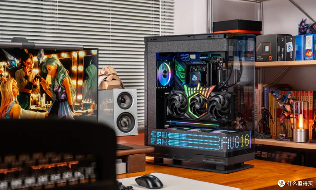 追风者视界之窗像素版+华硕STRIX X870E-E NEO+影驰5080黑魂X装机