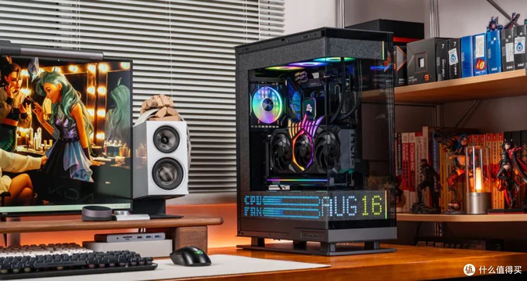 追风者视界之窗像素版+华硕STRIX X870E-E NEO+影驰5080黑魂X装机
