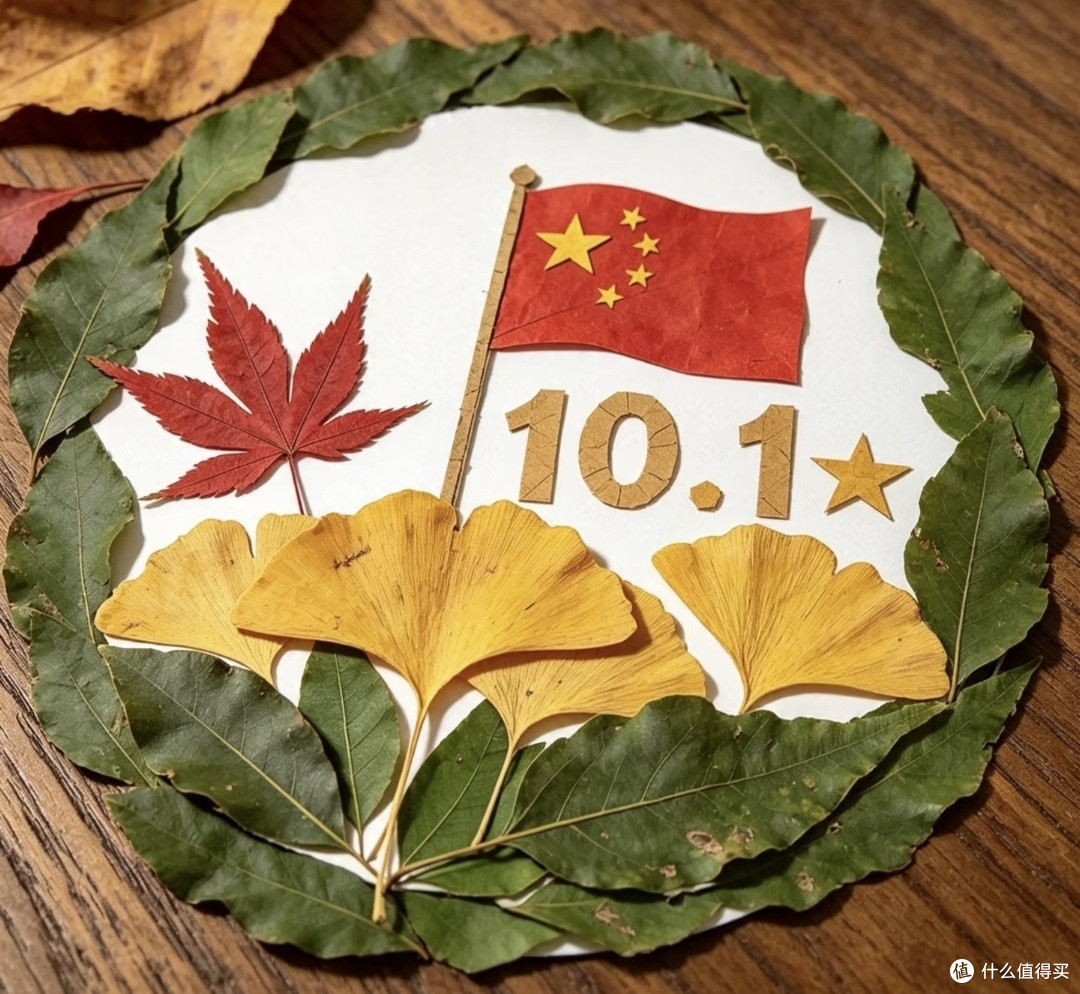 一叶寄情，国庆树叶手工