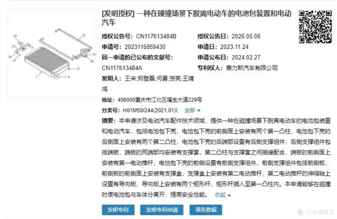 赛力斯 专利