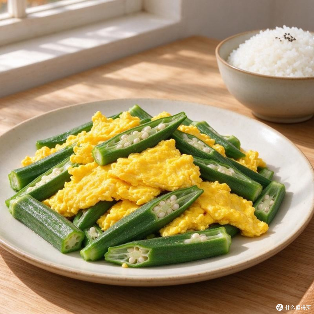 入秋菜王秋葵,一斤仅4元,鲜嫩爽口别错过,简单一煮,全家爱吃