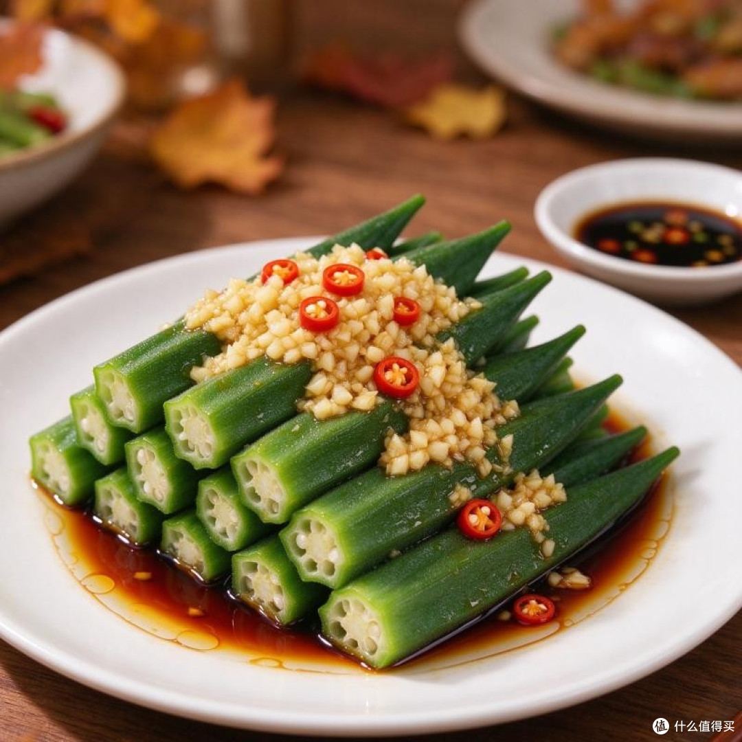 入秋菜王秋葵,一斤仅4元,鲜嫩爽口别错过,简单一煮,全家爱吃