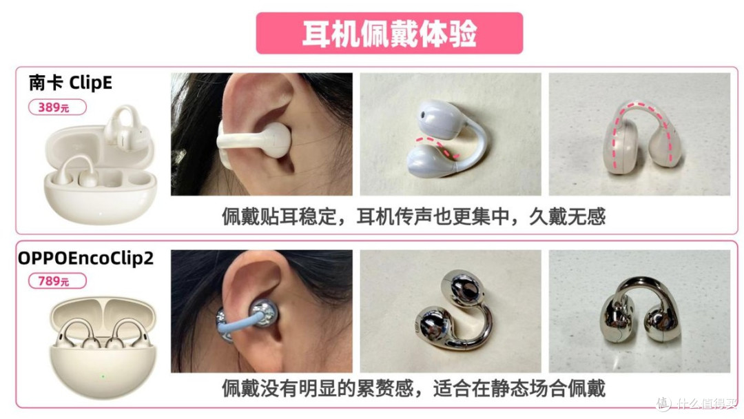 真实测评南卡ClipE和OPPO Encoclip2两款热销耳夹式耳机