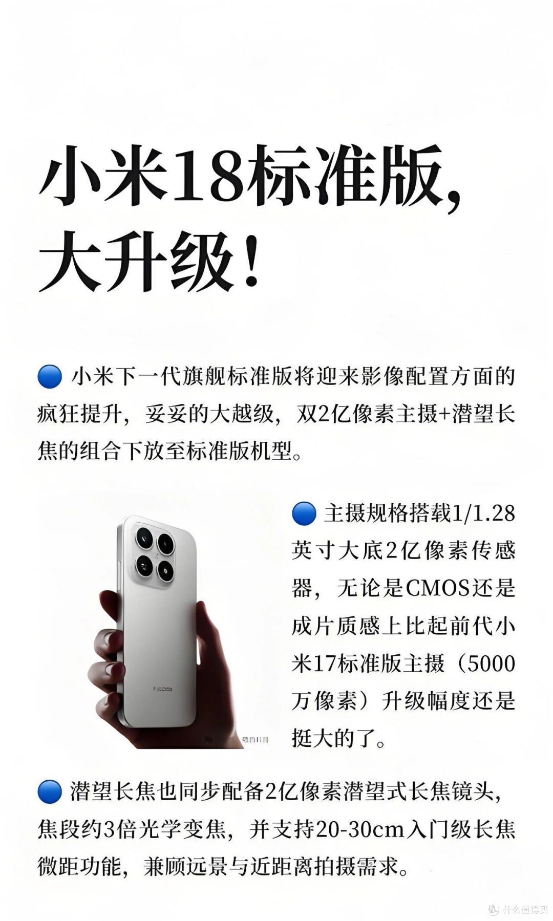 小米18标准版入网了,7200mAh加潜望长焦,这次不是简配版!