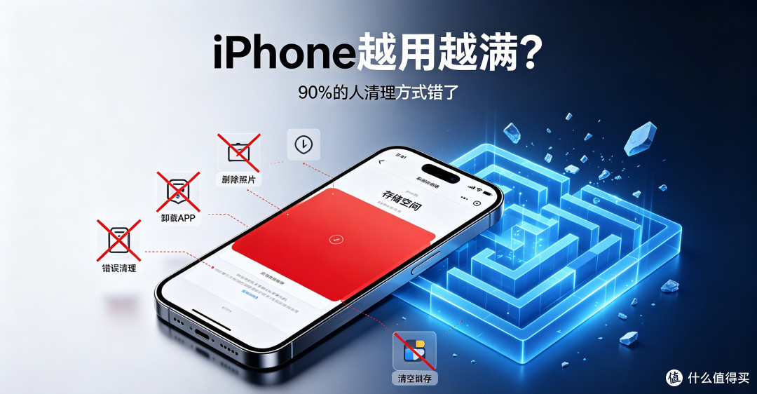 iPhone越用越满?90%的人清理存储全错了,越清越卡
