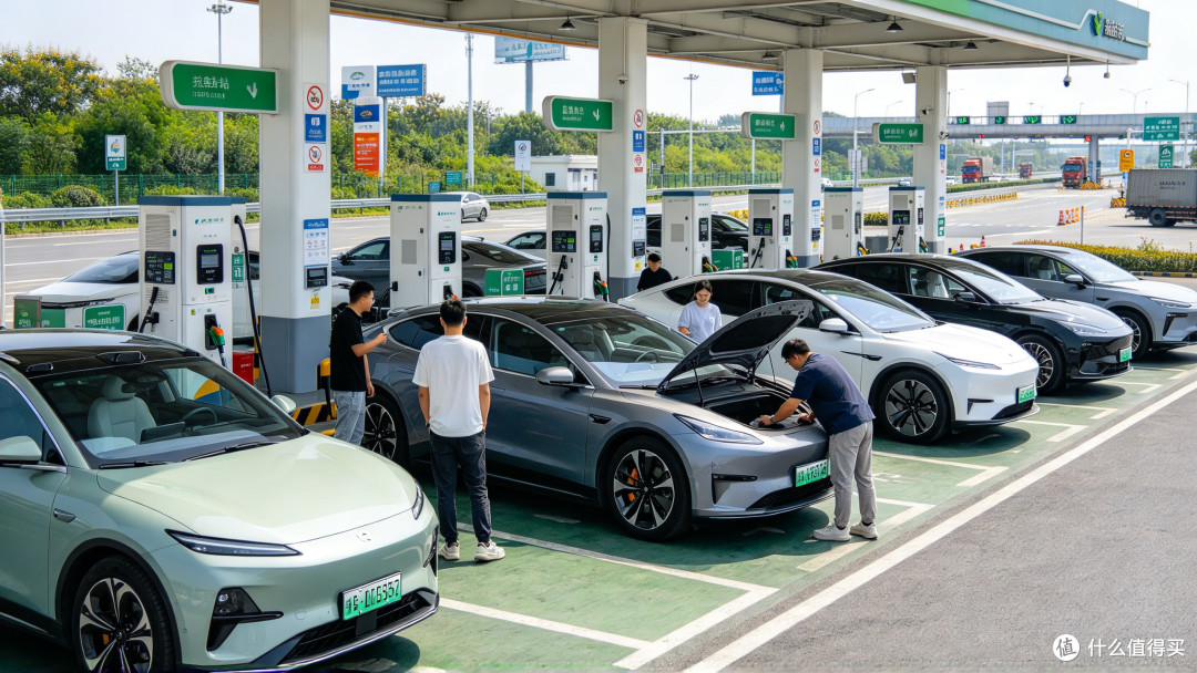 返程电车充电排5小时?官方点名10个最忙服务区,避开它少耗1小时