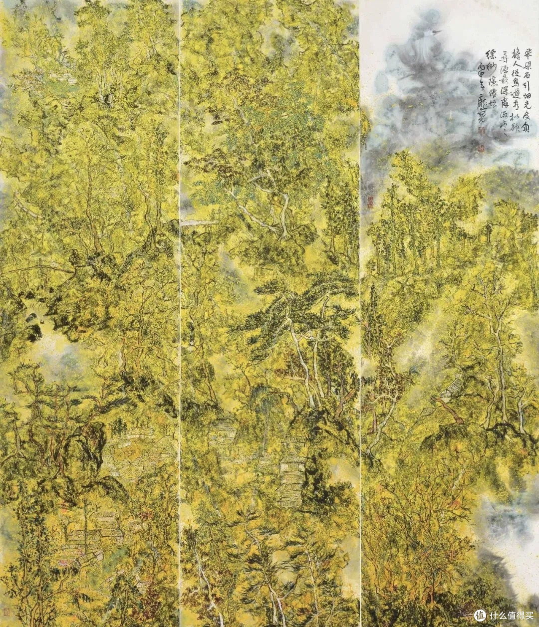 金色重彩艺术家——庞舜尧作品欣赏