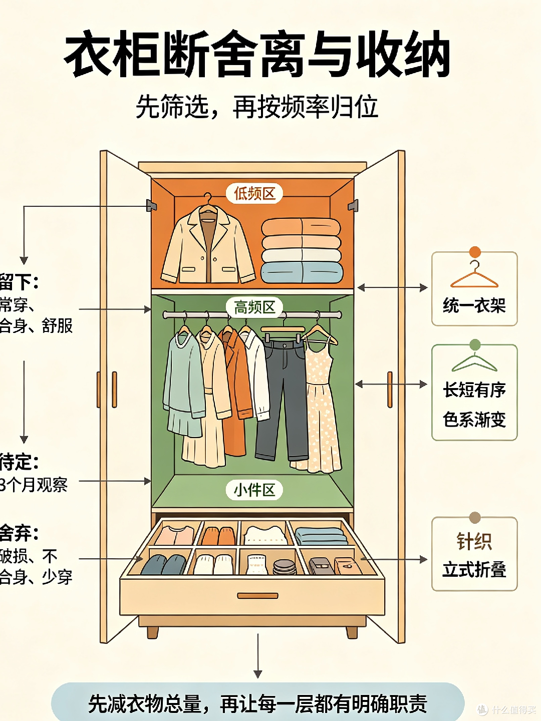 衣柜书桌断舍离与高效收纳指南