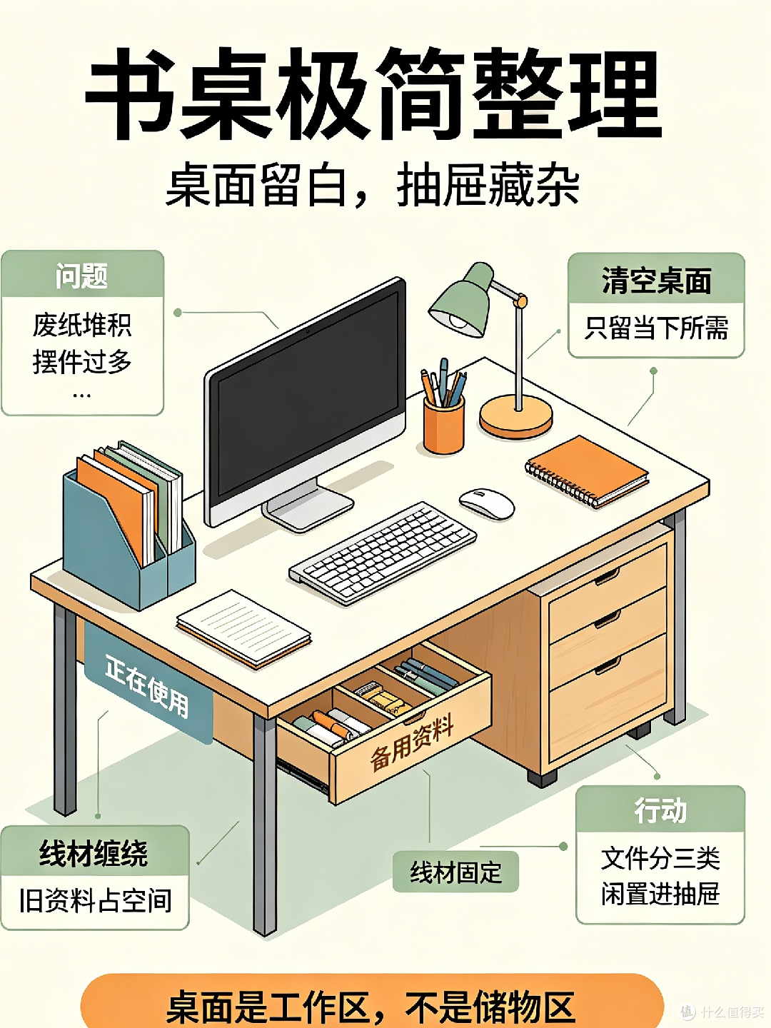 衣柜书桌断舍离与高效收纳指南