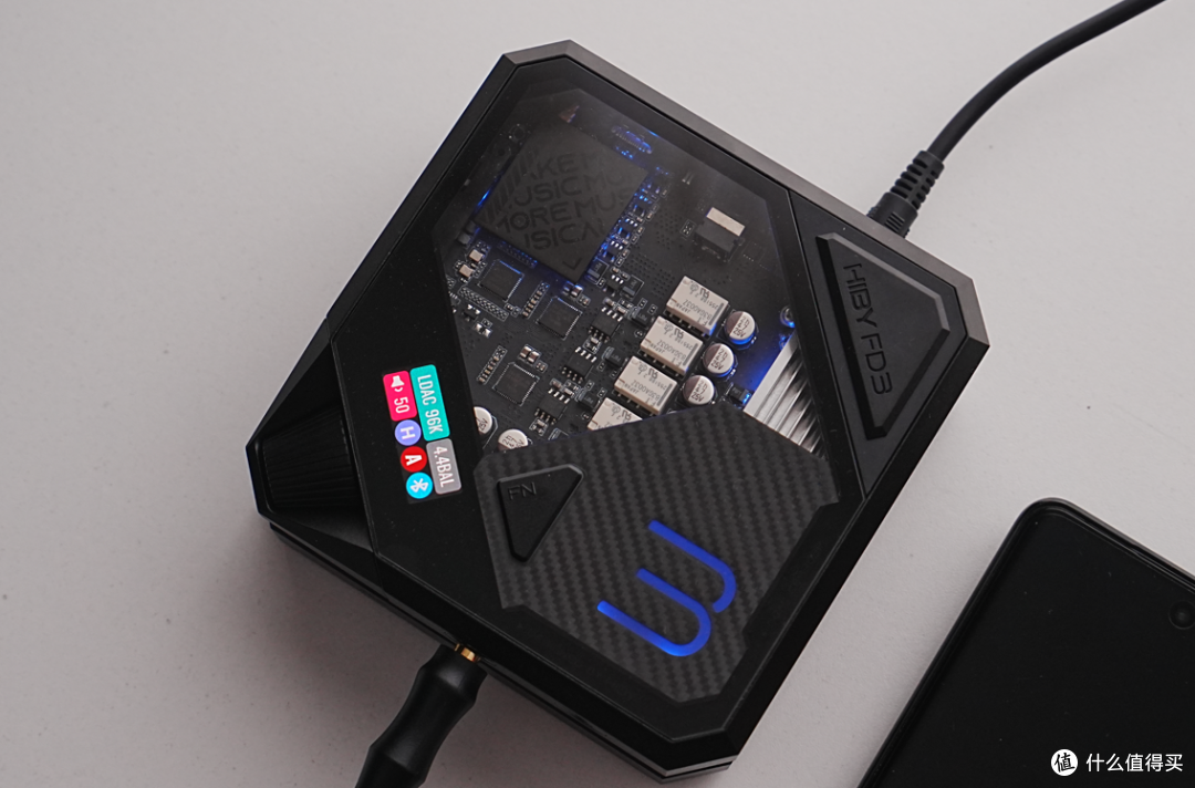 HiBy海贝 FD3II 大推力台式解码耳放,桌面游戏影音神器