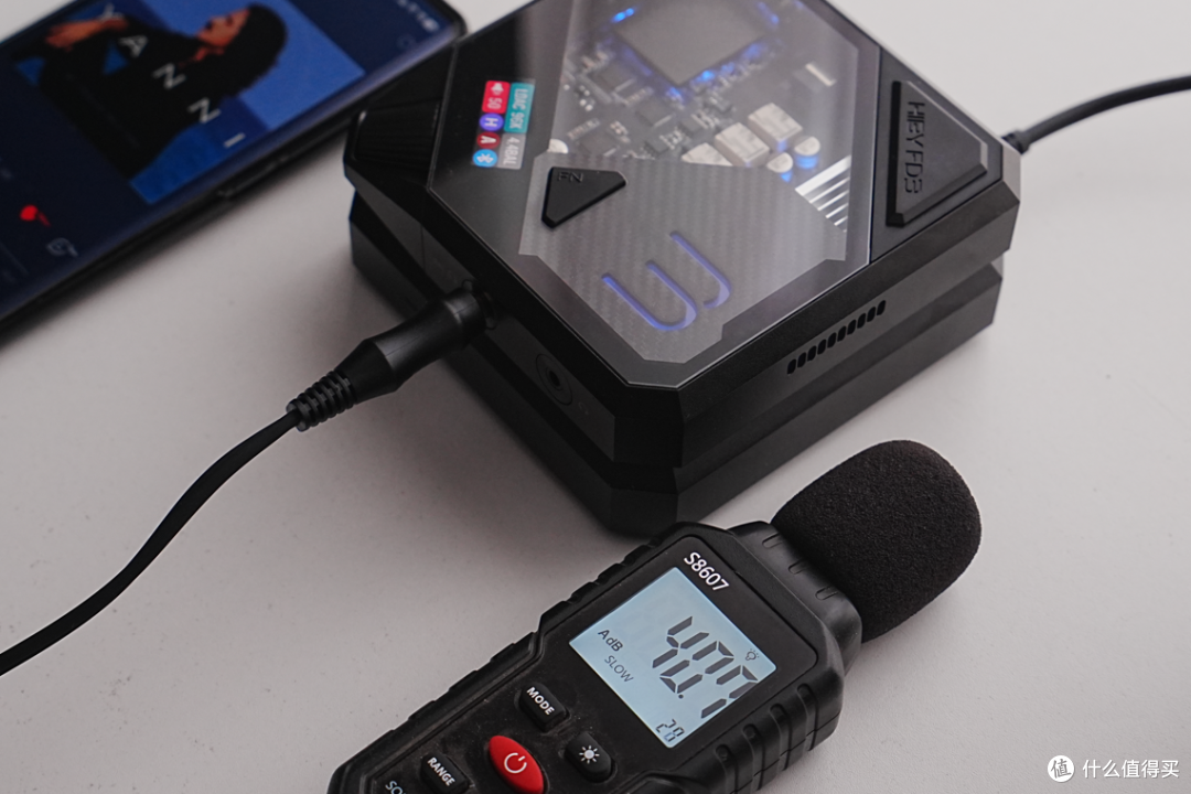 HiBy海贝 FD3II 大推力台式解码耳放,桌面游戏影音神器