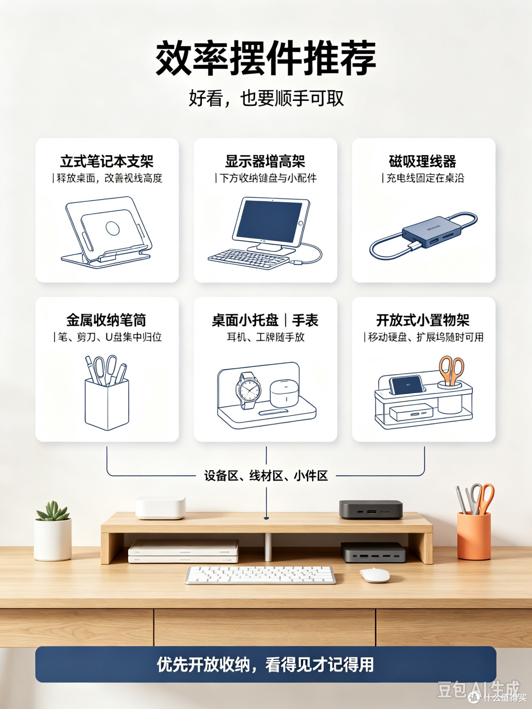 谁懂啊?这样整理桌面太香了