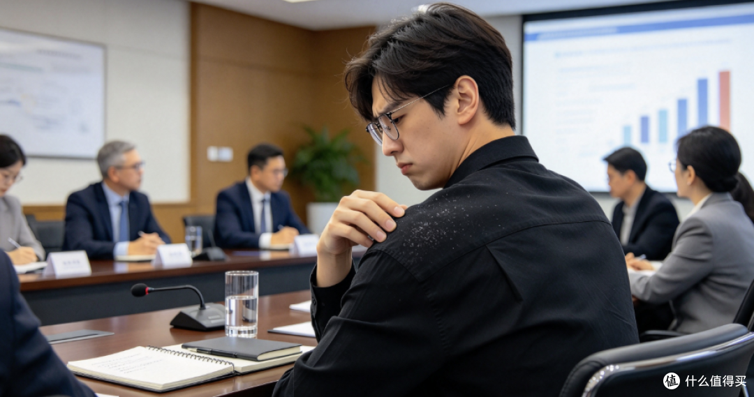 穿黑衬衫开会前,这3步帮你用 3 分钟把头屑"藏"起来!