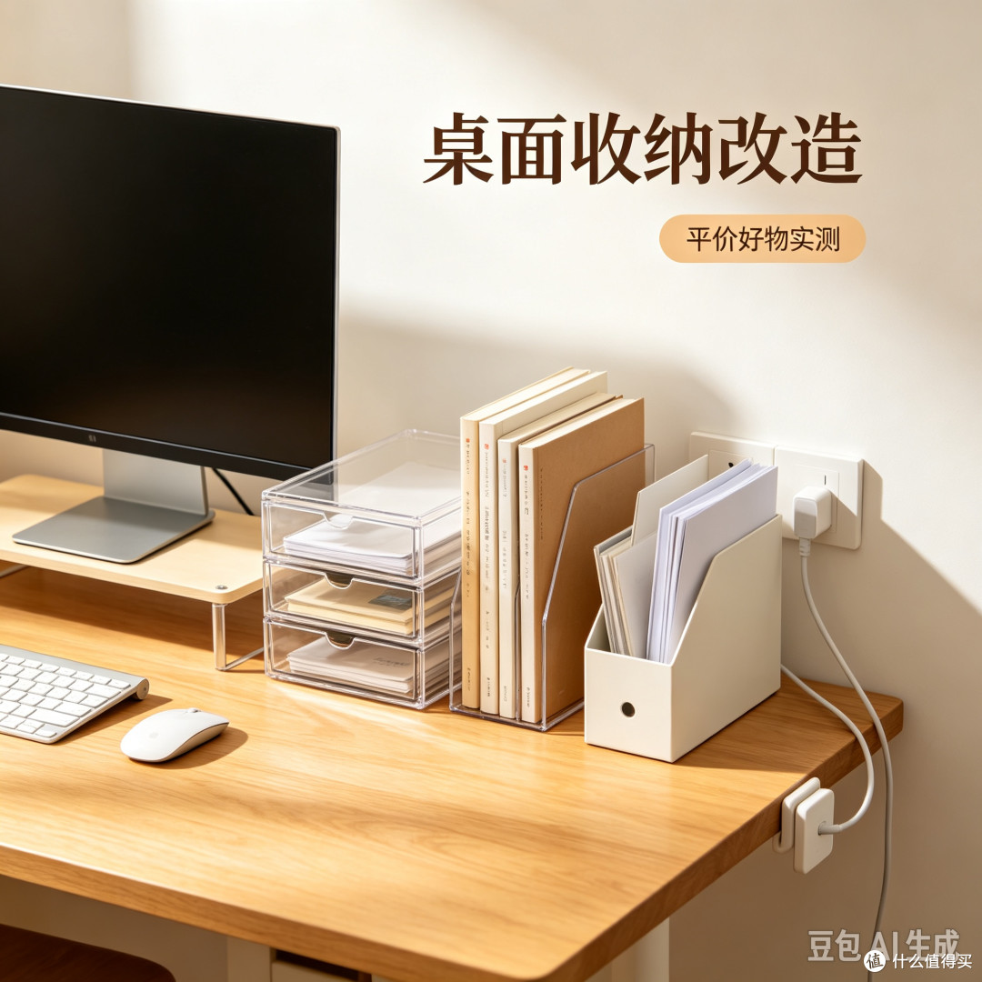 桌面收纳改造:平价好物推荐,打造高效整洁工作区