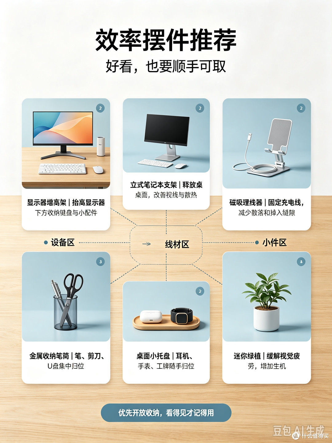 告别线材缠绕,打造高效治愈工位