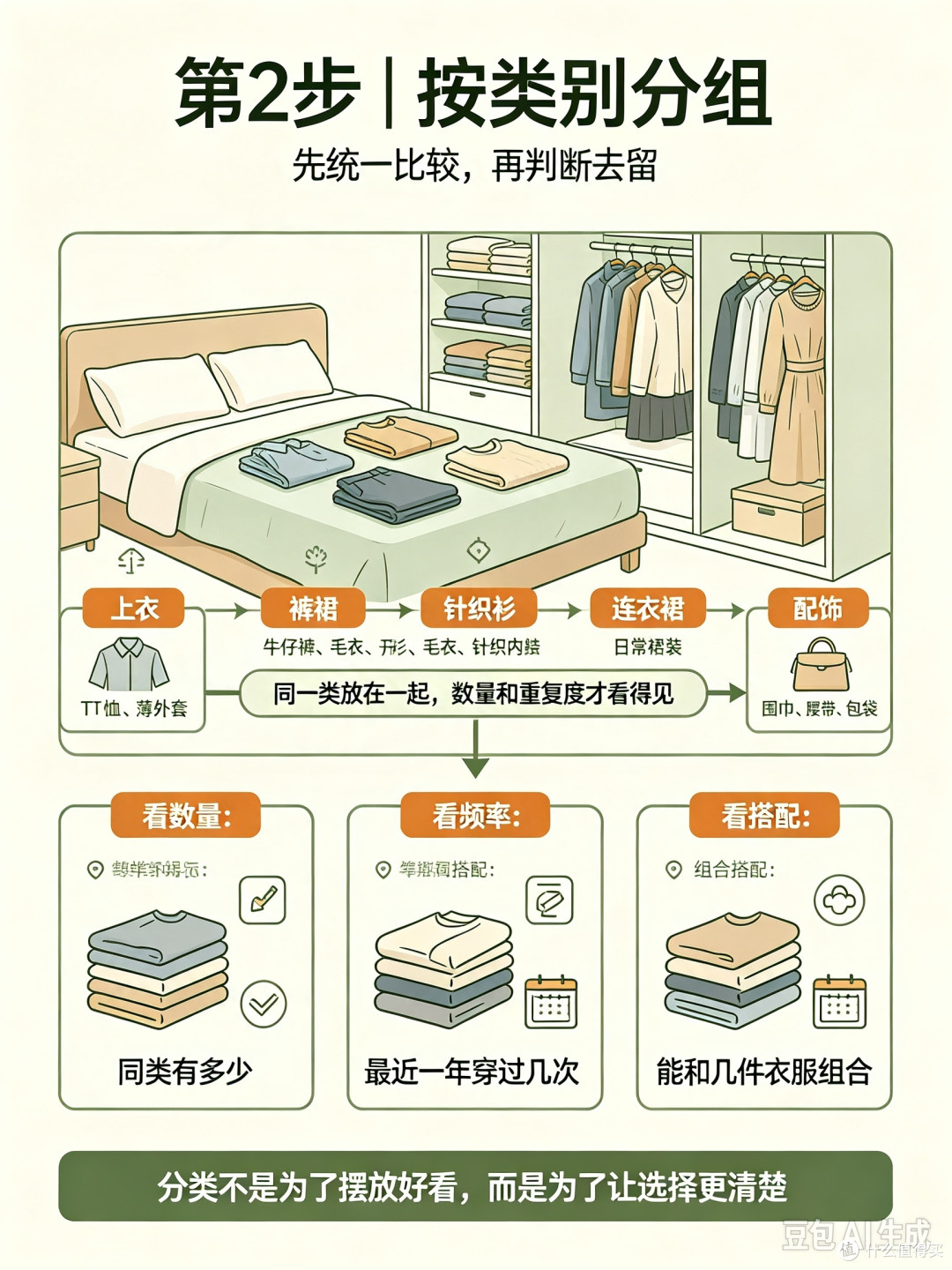 衣柜断舍离的五步法