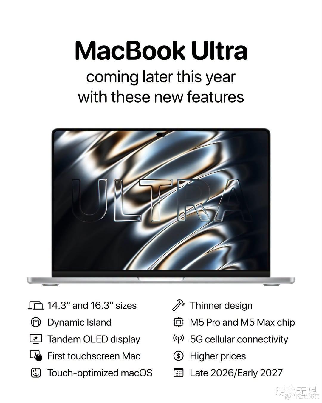 MacBook Ultra这次真的要来了,苹果笔记本五年来最大一次改款!