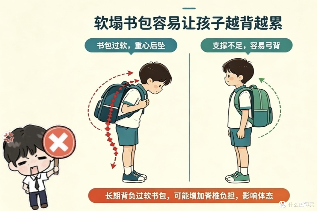 开学第一周|果断换掉软塌书包!light pro超轻小方包 护脊更好用