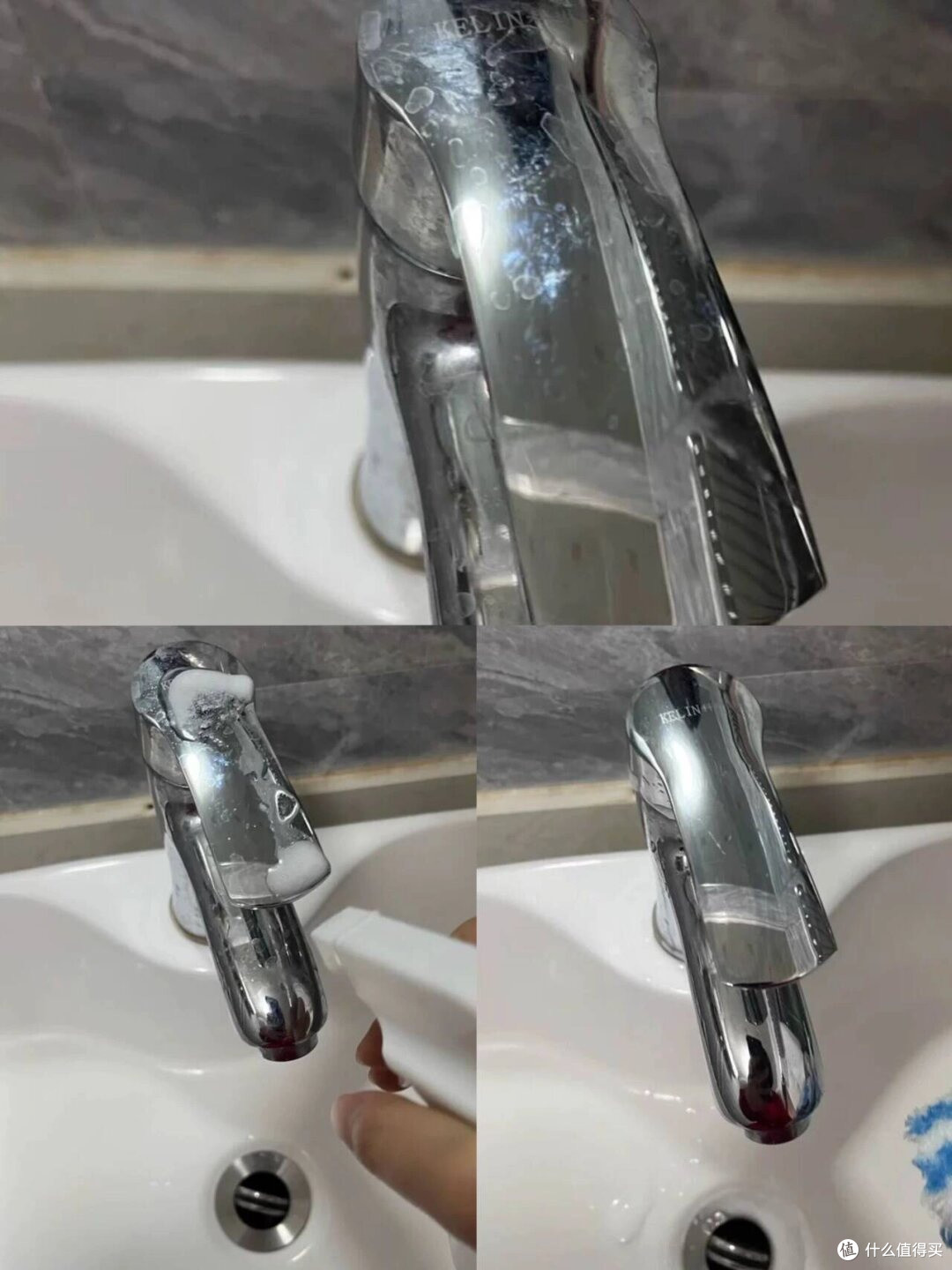 浴室水垢清洁实测与效果分析