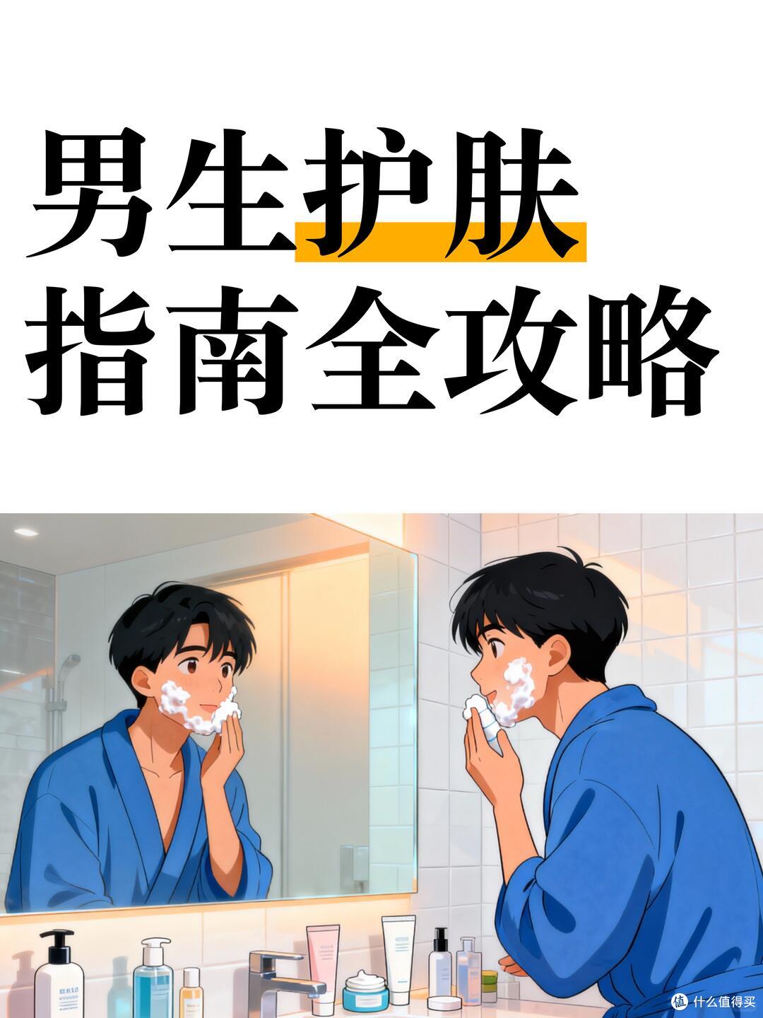 男生护肤品别乱买 这3瓶搞定油皮所有问题