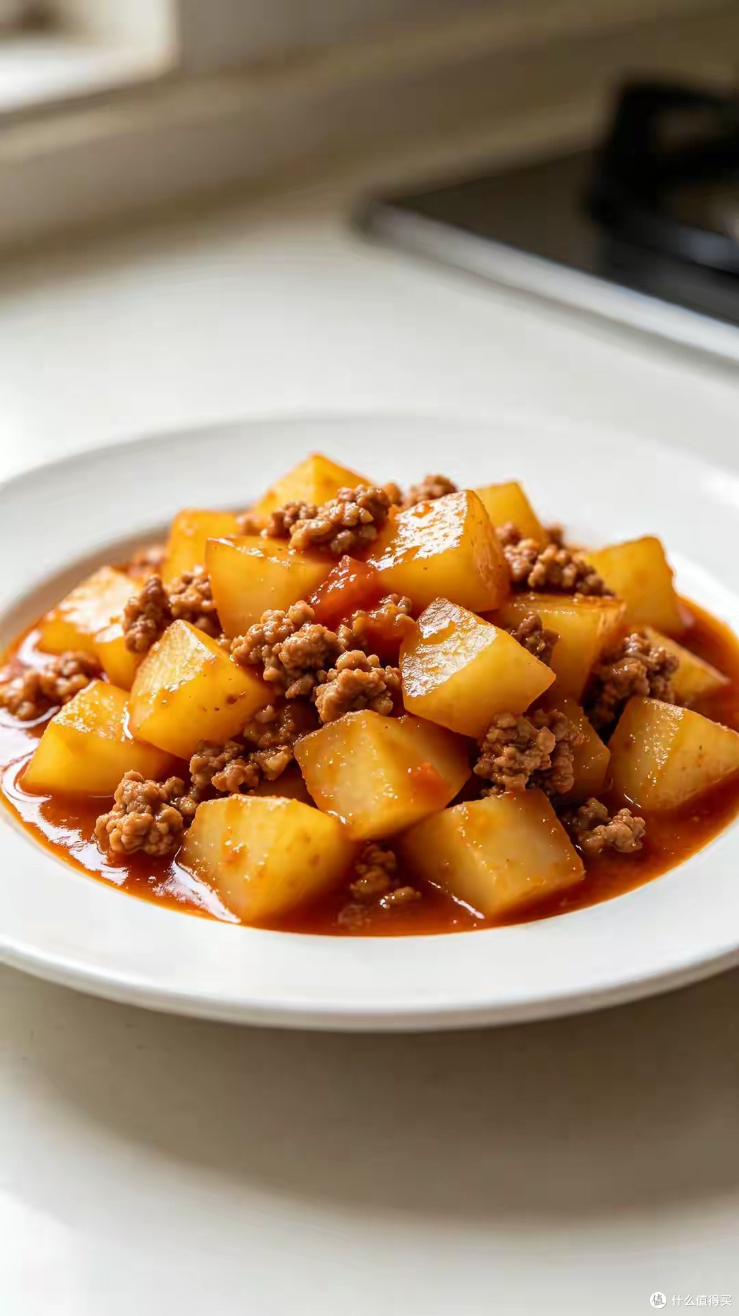 家常肉末土豆丁的制作步骤