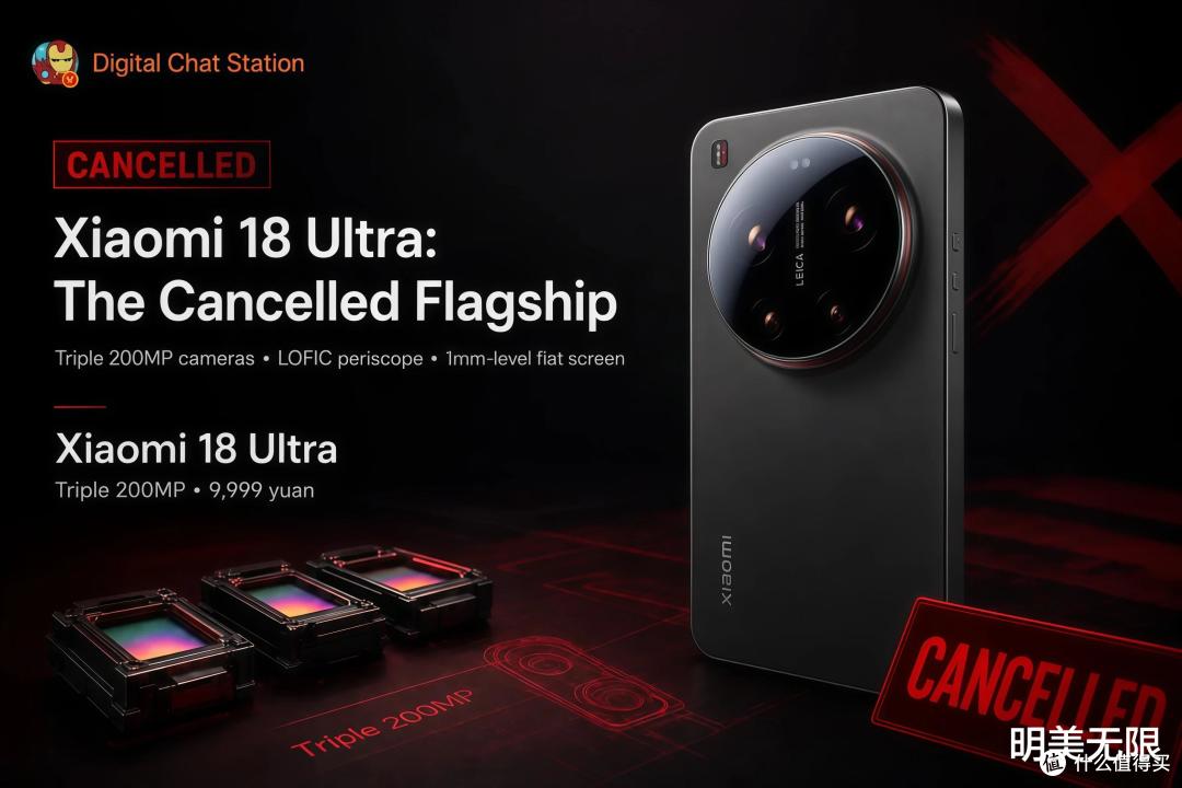 小米18 Ultra配置全曝光了,然后被砍了!