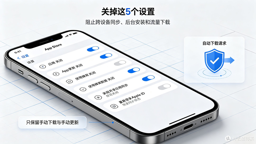 iPhone 总是自动下载应用?关掉这个设置,阻止后台偷偷装App