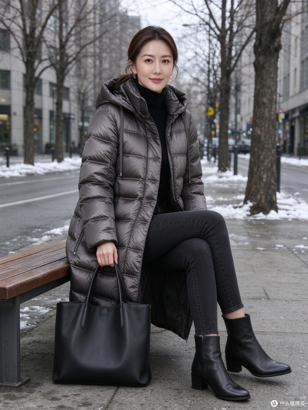 小个子也能穿，长款羽绒服不压身高