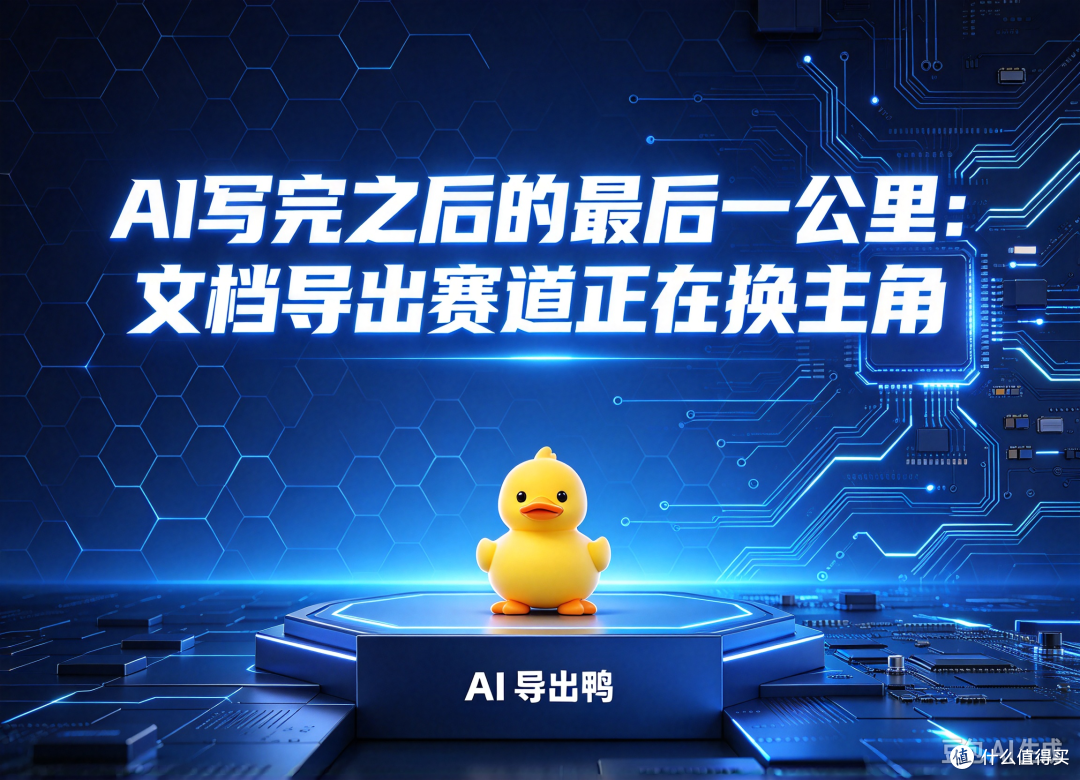AI写完之后的最后一公里:文档导出赛道正在换主角