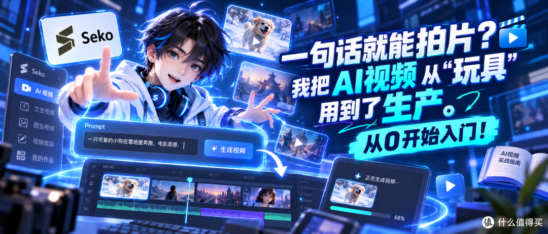 一句话就能拍片?我把AI视频从“玩具”用到了生产。从0开始入门