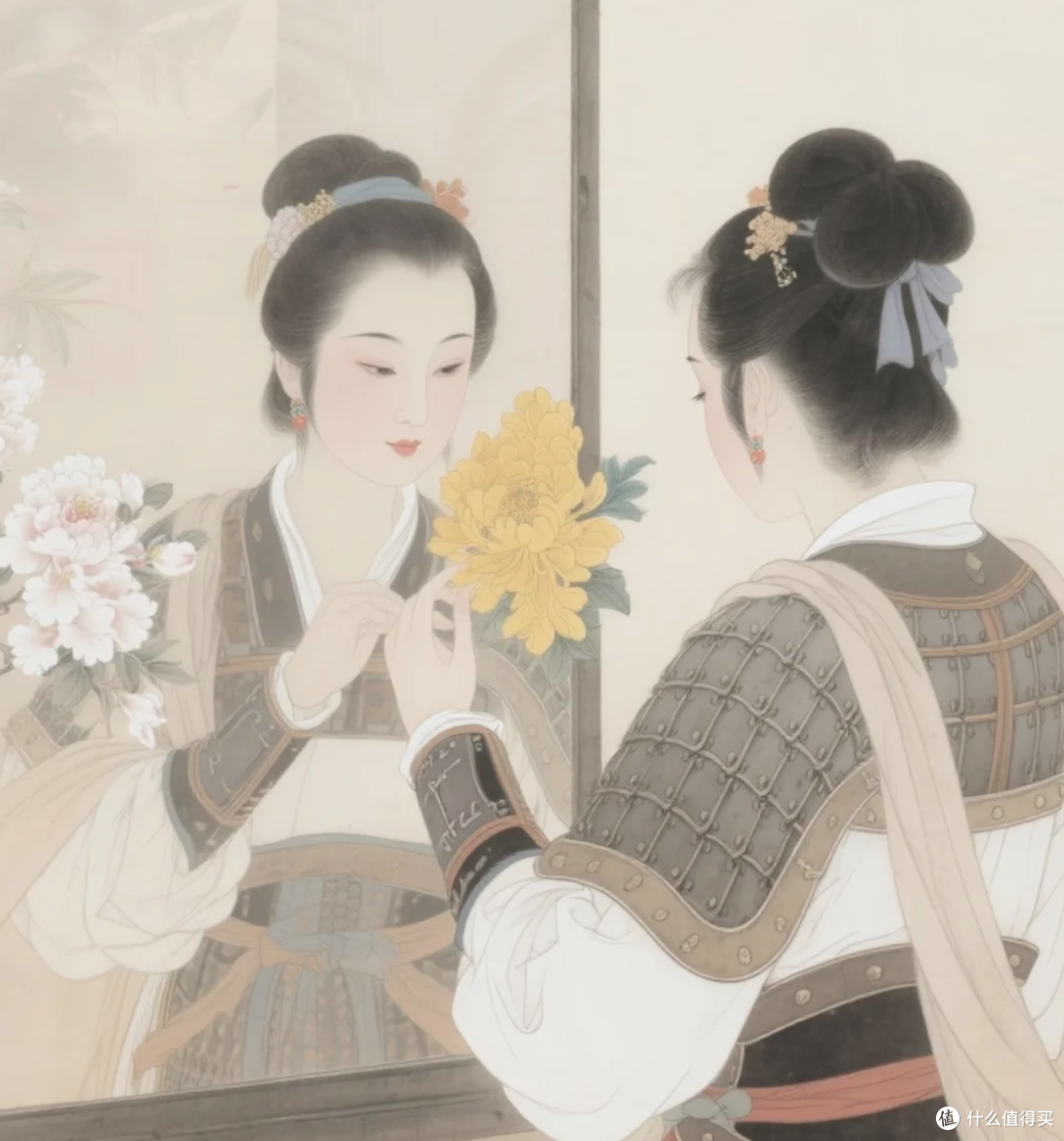 当窗理云鬓,对镜帖花黄|读懂花木兰饱受争议的额黄妆