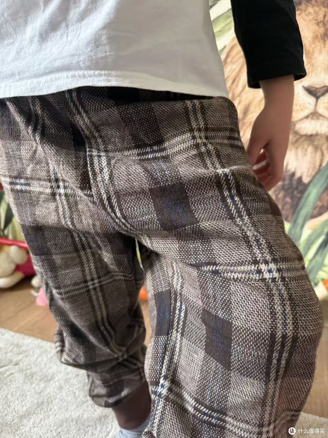 儿童一体绒长裤中小童保暖穿着分享