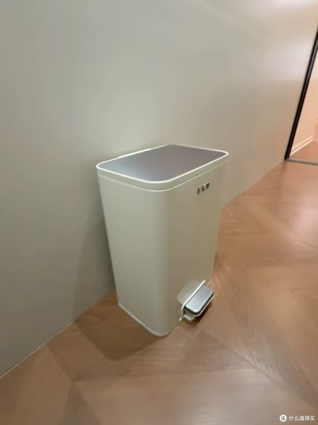 轻奢高颜值不锈钢垃圾桶客厅法式分享