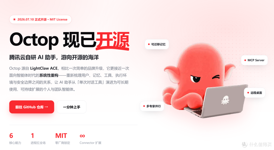 火爆全网的AI助手，开源版的WorkBuddy上线了！NAS部署Octop
